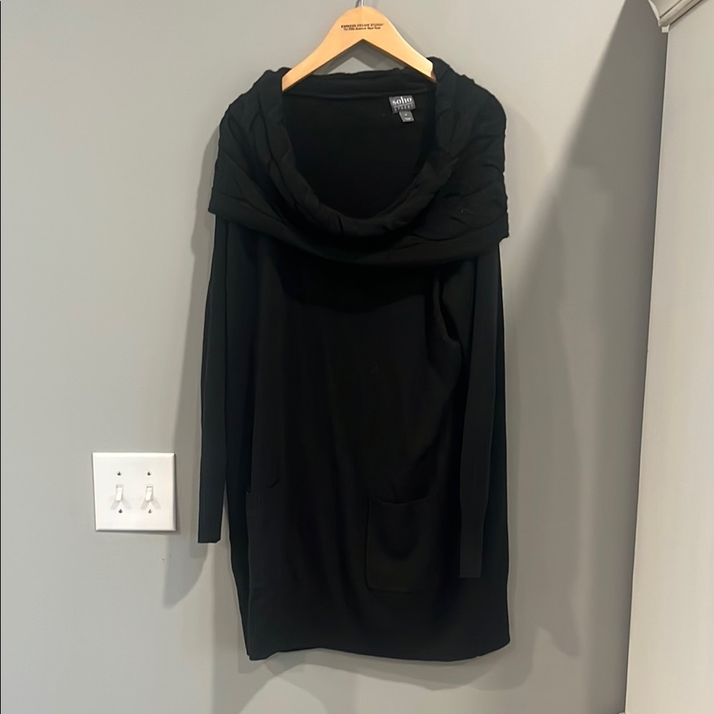 Soho Street Black Knit Top
